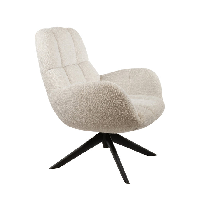 Draaifauteuil Elvis | Stof Monet Pearl 0855