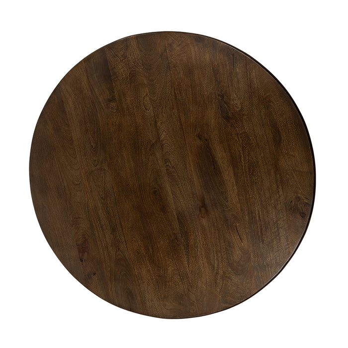 Bijzettafel en Salontafel Ø50 en Ø100, H40 en H50, Brown Walnut